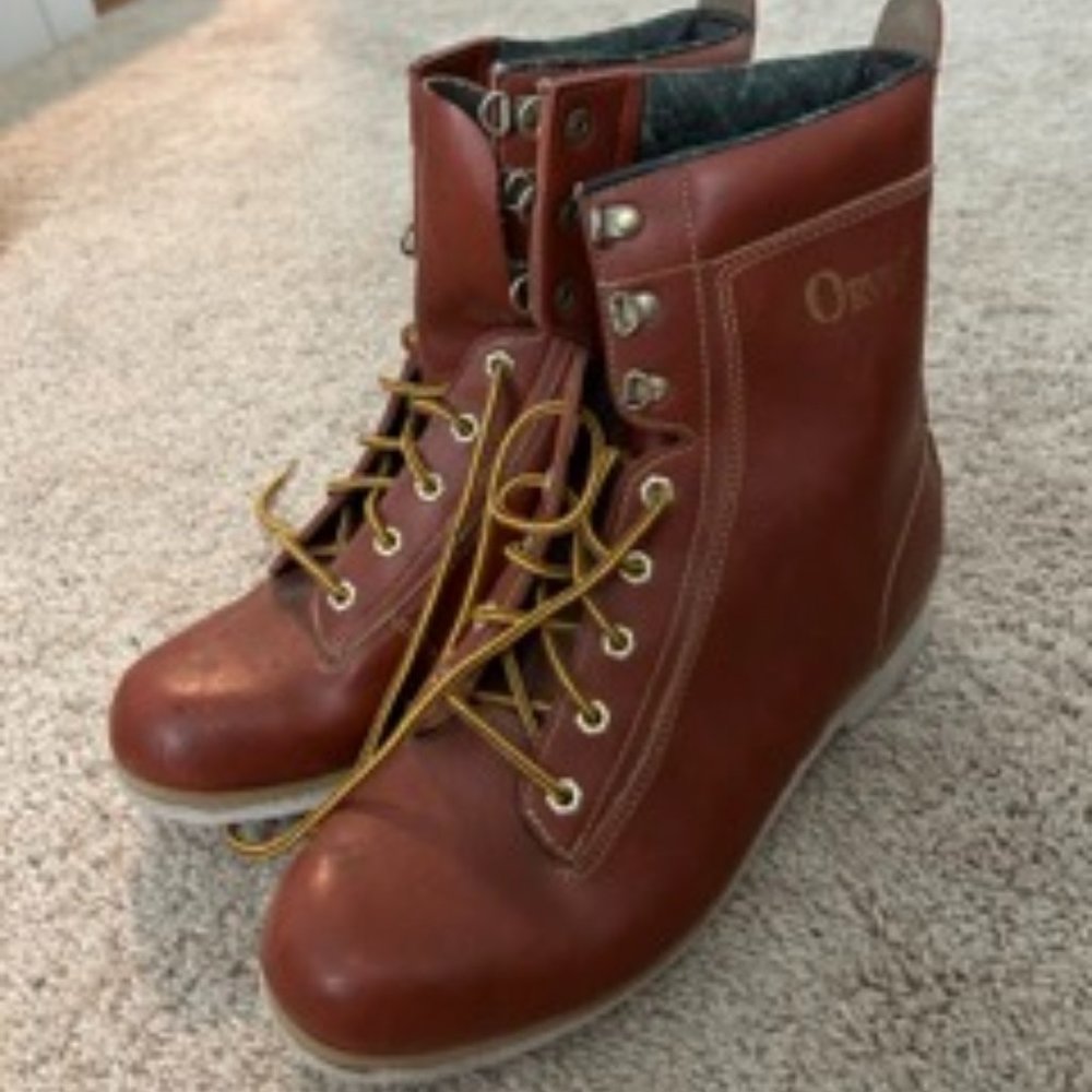 Orvis Men's Size 14 Leather Lace-Up Boots